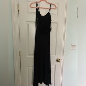 Long black dress/cover-up